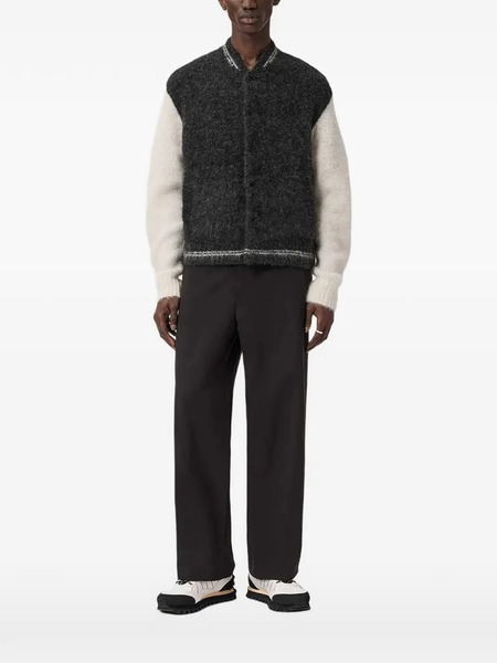  Allsaints Jaque Two-tone Cardigan - Grey 