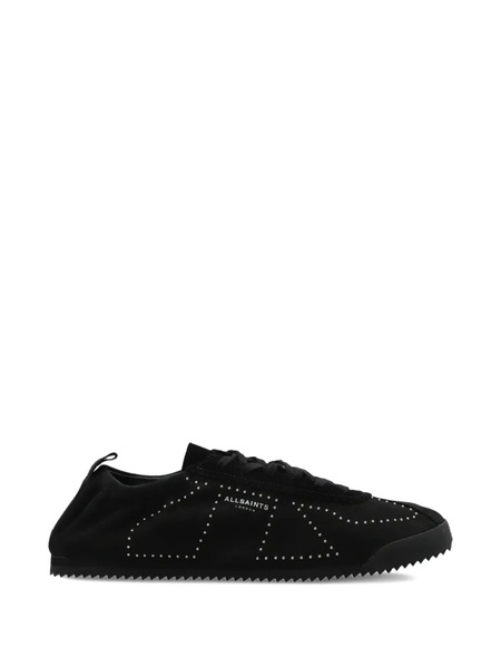  Allsaints Kenny Studded Sneakers - Black 