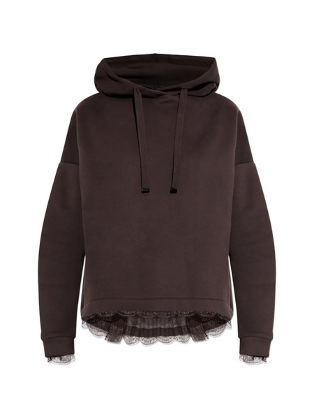  Allsaints Lace-detail Hoodie - Brown 