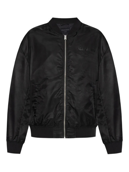 Allsaints Logo-detail Bomber Jacket - Black 