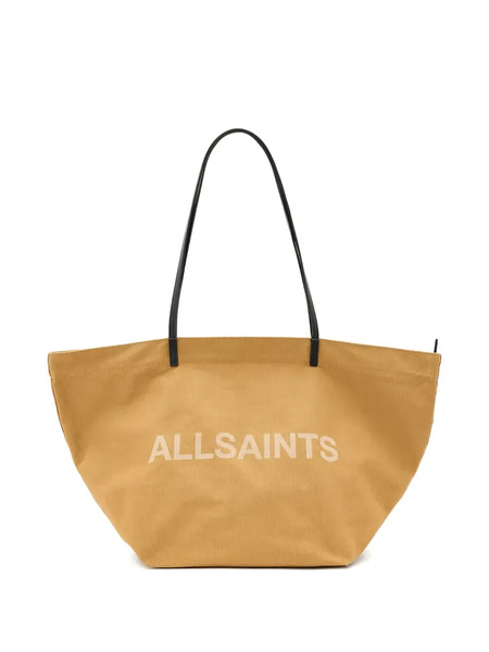  Allsaints Logo-plaque Tote Bag - Yellow 