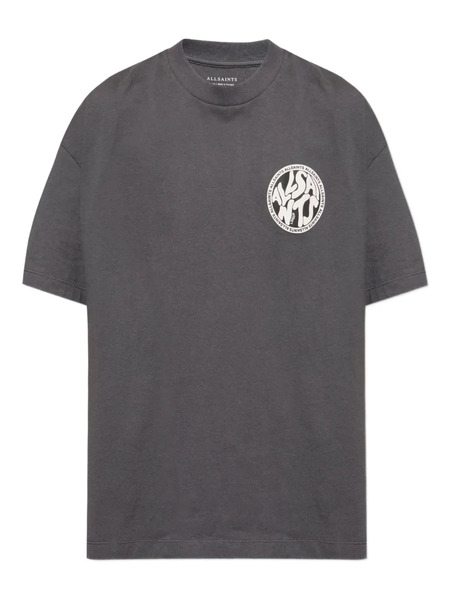  Allsaints Logo-print T-shirt - Grey 
