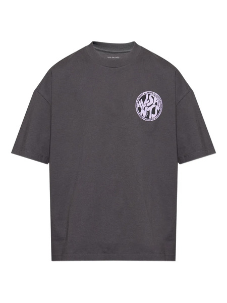  Allsaints Logo-print T-shirt - Grey 
