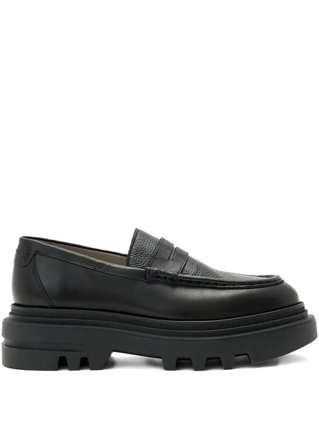  Allsaints Lug-sole Penny Loafers - Black 