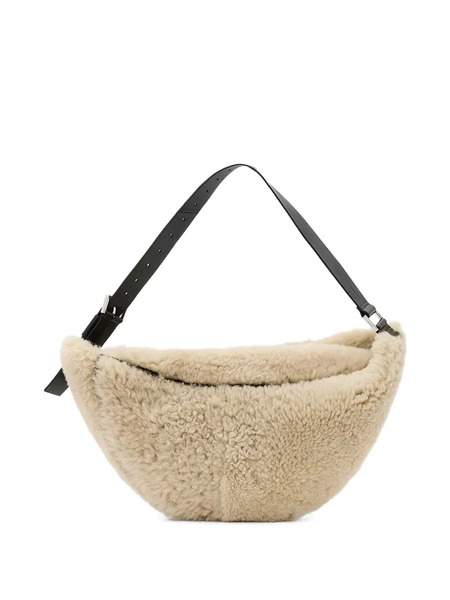  Allsaints Luna Embossed-logo Cross Body Bag - Neutrals 