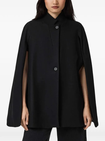  Allsaints Lunids High-neck Cape - Black 