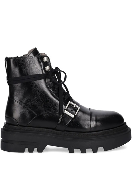  Allsaints 55mm Astriid Buckle Lace-up Boots - Black 