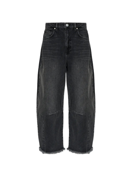  Allsaints Payton Frayed Jeans - Black 