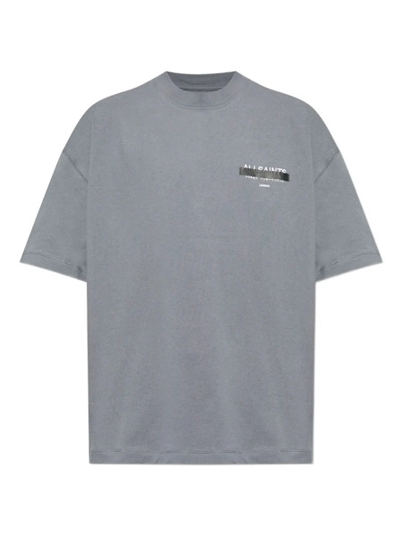  Allsaints Redact Logo T-shirt - Grey 