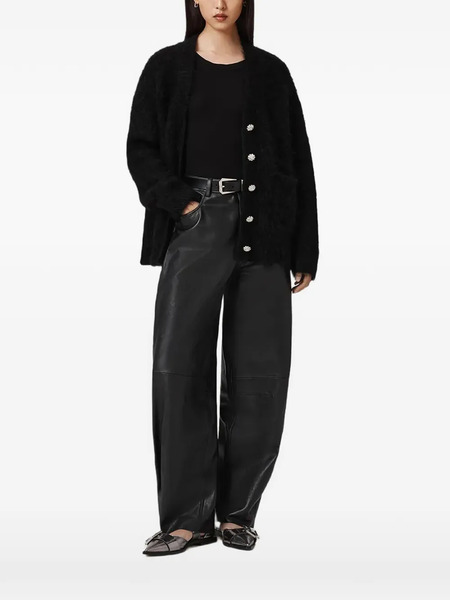 Allsaints Rubi Button Cardigan - Black 