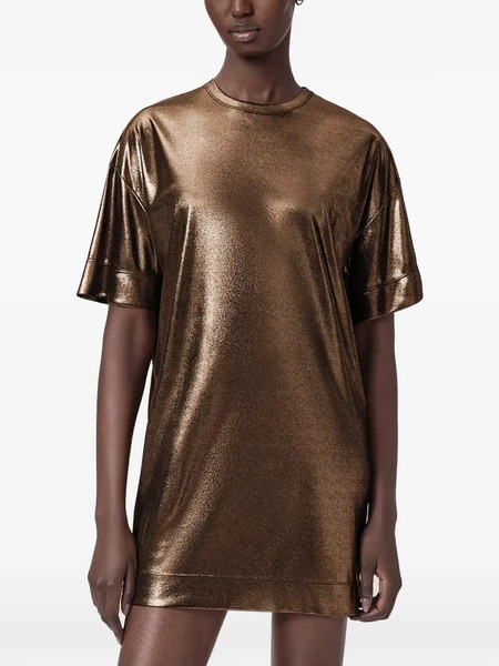  Allsaints Short-sleeve Mini Dress - Brown 