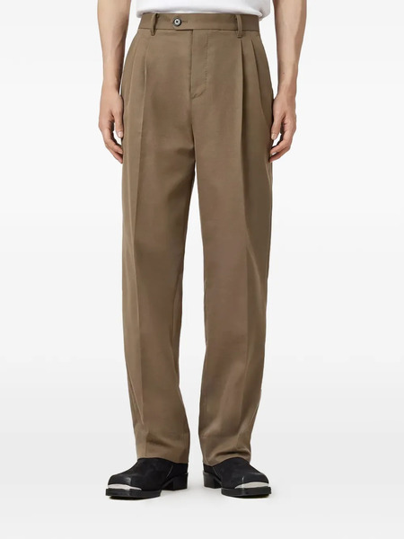  Allsaints Tallis Pleated Trousers - Brown 