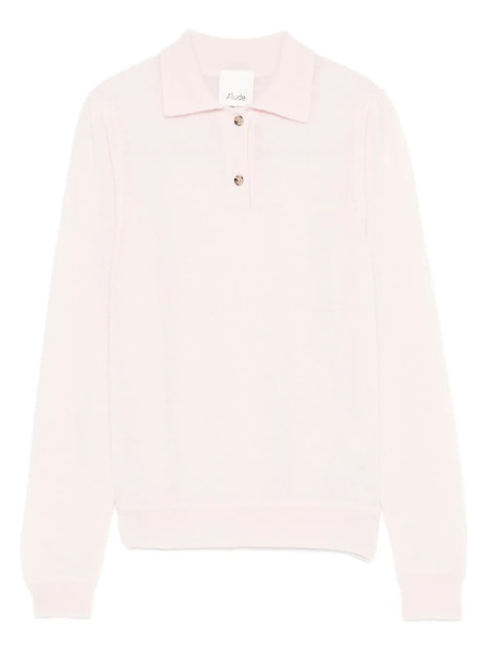  Allude Button-fastening Polo Shirt - Pink 