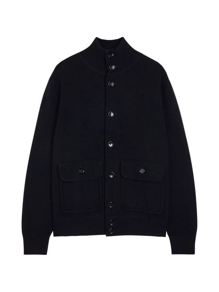  Allude Button Patch Pocket Jacket - Blue 