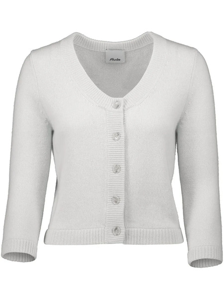  Allude Cashmere Cardigan - White 