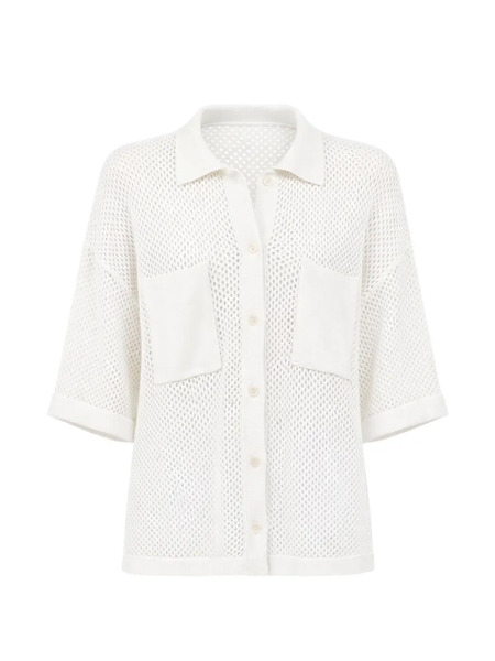  Allude Chest-pockets Button-fastening Shirt - White 