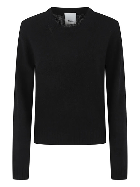  Allude Crew-neck Sweater - Black 