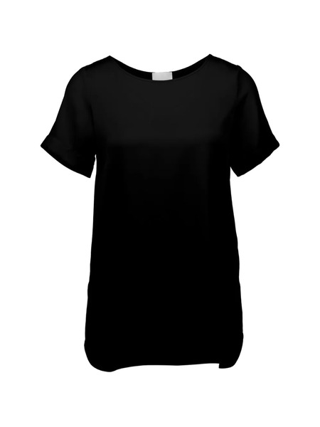  Allude Crew-neck T-shirt - Black 