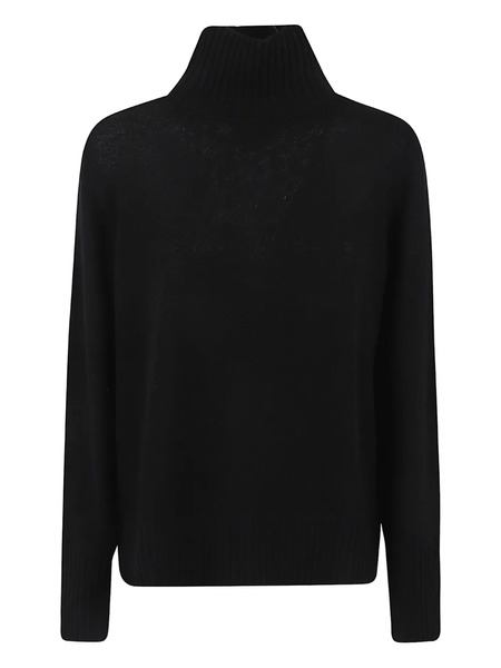  Allude High-neck Sweater - Black 