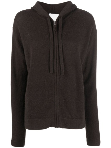  Allude Hooded Cardigan - Brown 