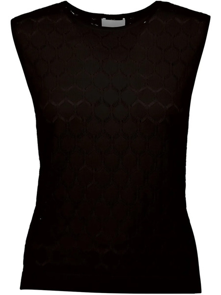  Allude Knitted Top - Black 