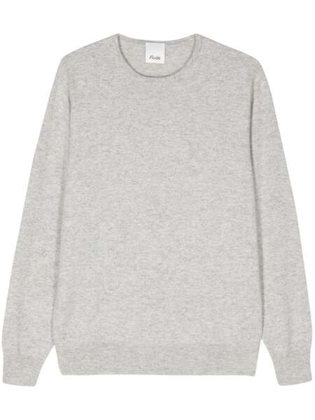  Allude Long-sleeved Cashmere Jumper - Grey 