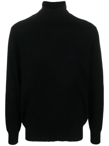  Allude Roll-neck Cashmere Jumper - Black 