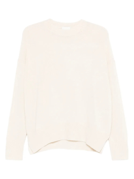 Allude Round-neck Knitwear - Neutrals 