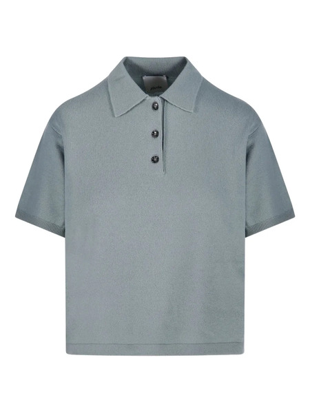  Allude Short-sleeve Polo Top - Green 