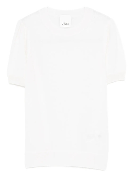  Allude Short-sleeve T-shirt - White 