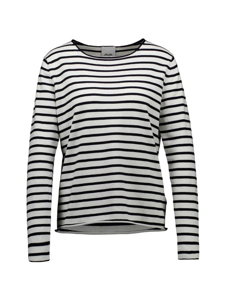  Allude Striped Top - White 