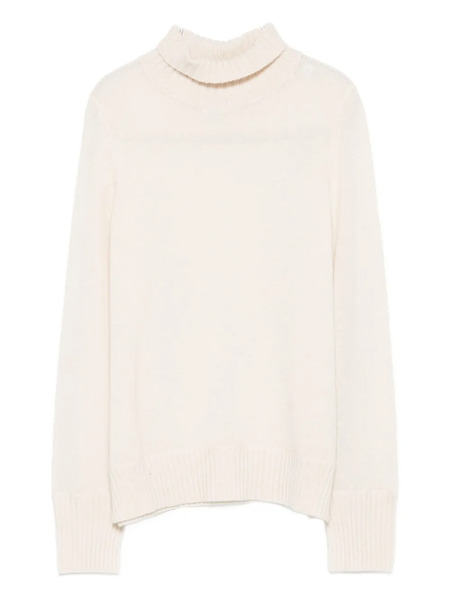  Allude Turtleneck Cashmere Sweater - Neutrals 