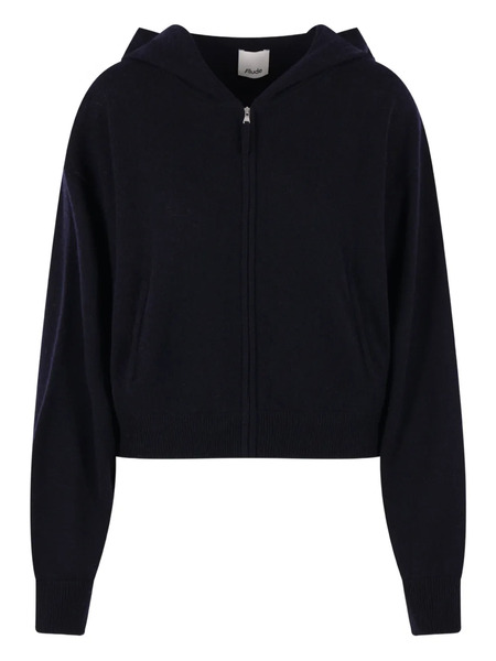  Allude Zip-fastening Hoodie - Black 