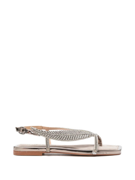  Alma En Pena Crystal-embellished Sandals - Gold 