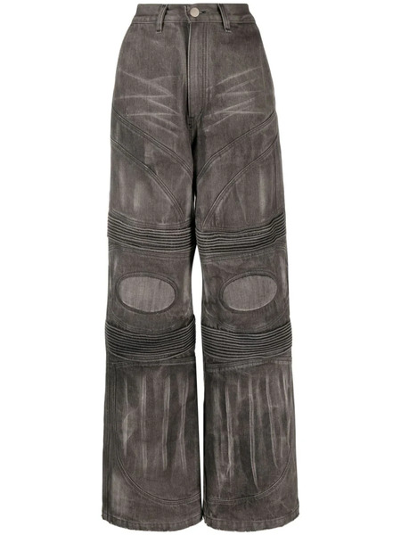  Almaz Knee-pad Biker Jeans - Grey 