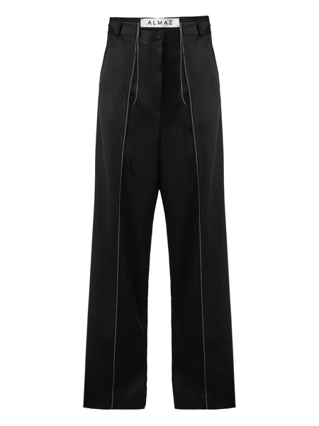  Almaz Seam-detail Trousers - Black 