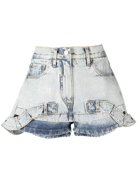  Almaz Skirtpant Layered Mini Skirt - Blue 