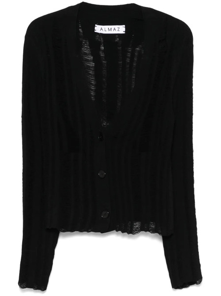  Almaz Torn Cardigan - Black 