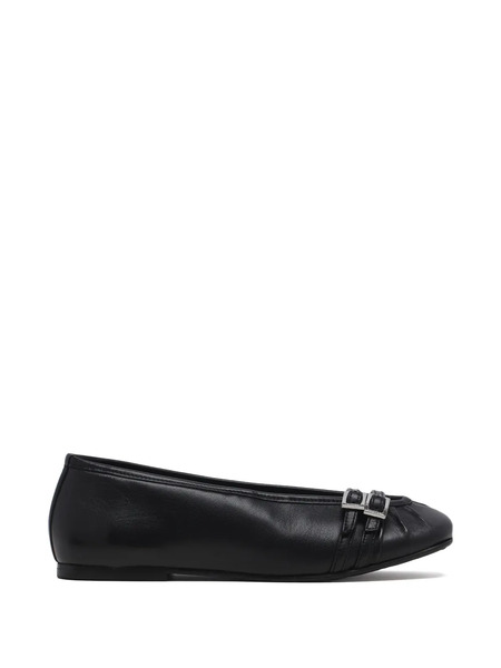  Alohas Buckle-detail Ballet Flats - Black 