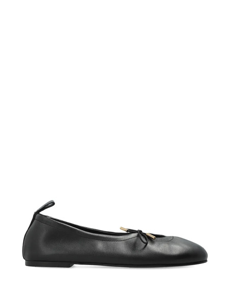  Alohas Leather Ballet Flats - Black 