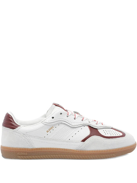  Alohas Leather-upper Lace-up Low-top Sneakers - White 