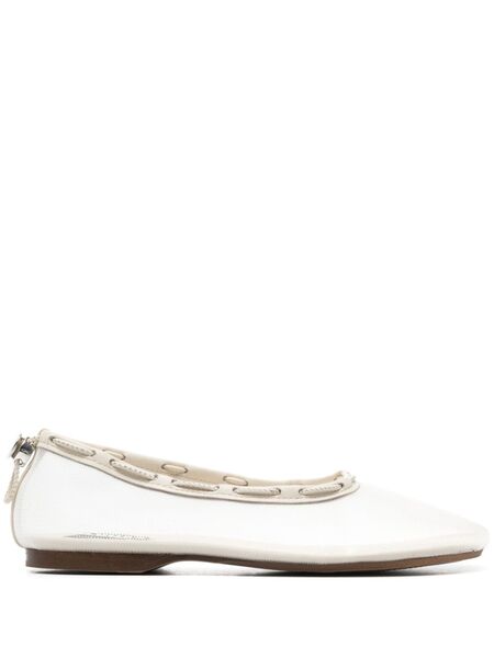  Alohas Mesh Ballet Flats - White 