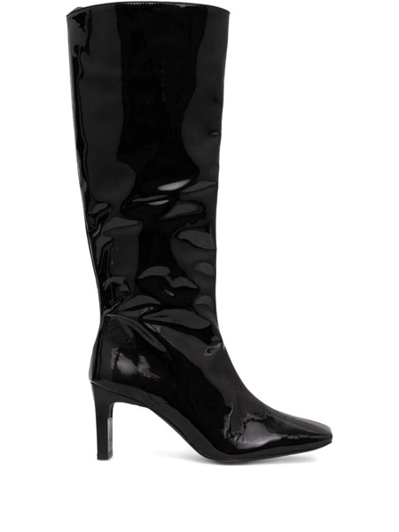  Alohas 75mm Patent-leather Knee-high Boots - Black 