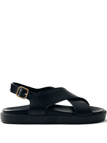  Alohas Nico Cross-strap Sandals - Black 