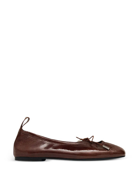  Alohas Rosalind Leather Ballet Flats - Brown 
