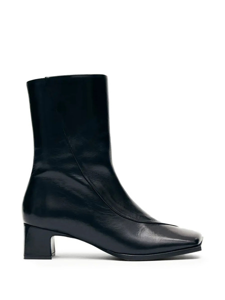 Alohas Square-toe Boots - Black 