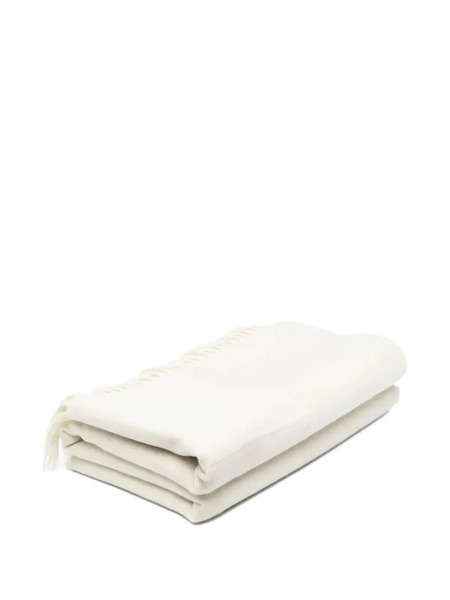  Alonpi Cashmere Fringed Blanket - Neutrals 