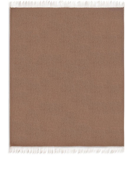  Alonpi Cashmere Melrose Fringe-detailing Blanket - Brown 