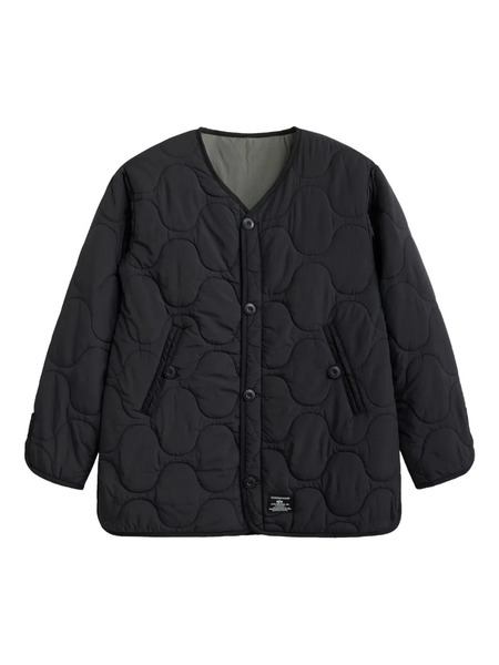  Alpha Industries Als/92 Mod Reversible Liner Quilted Jacket - Black 