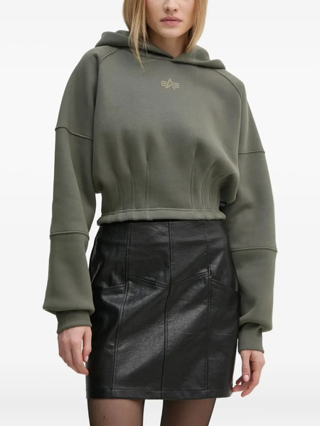  Alpha Industries Cinched-waist Hoodie - Green 
